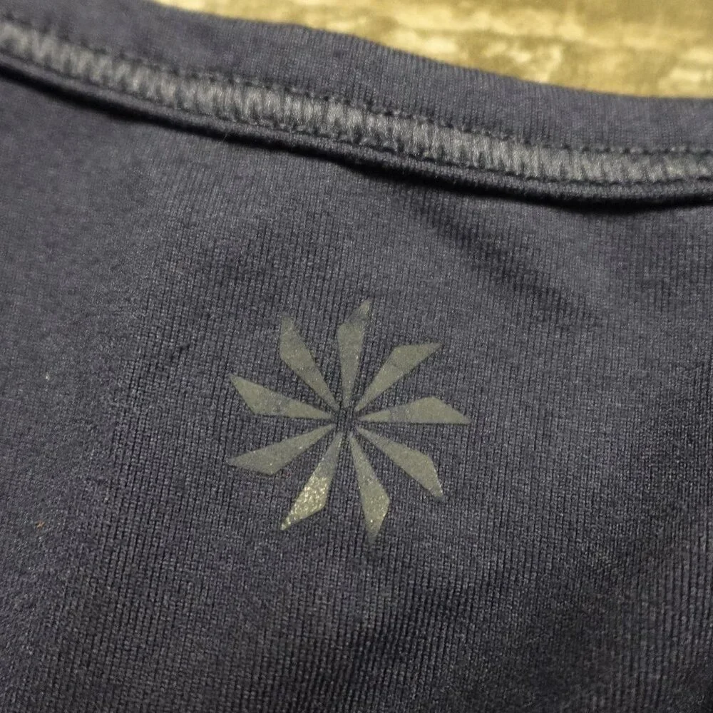 Athleta Chi‎ Tank Top racerback women's medium navy - Picture 6 of 8